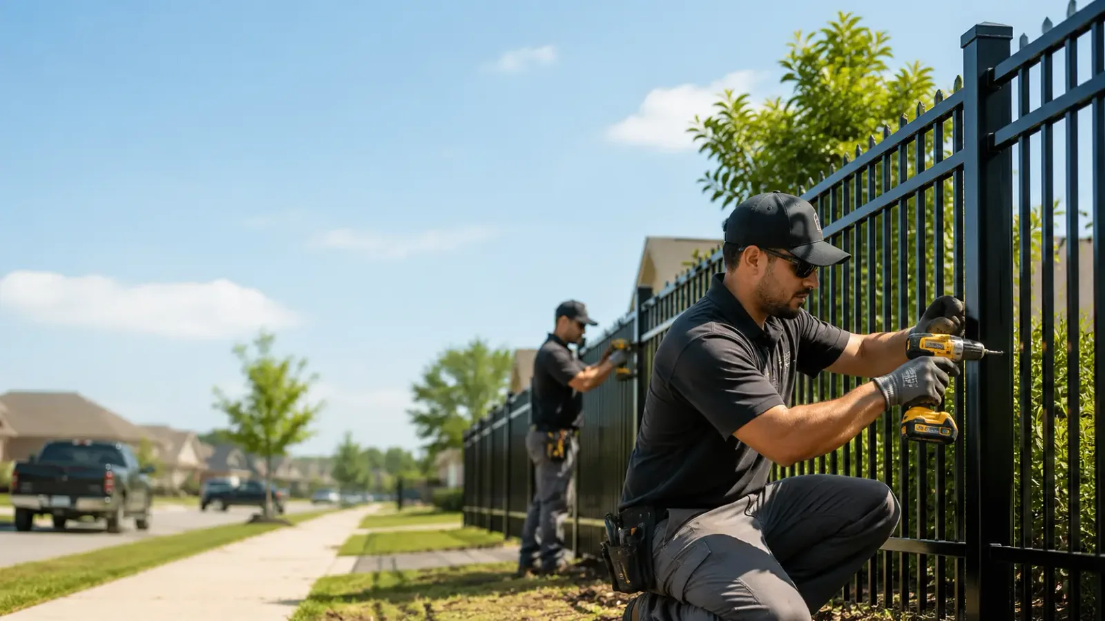 Metal Fence Installation in Woodridge, IL